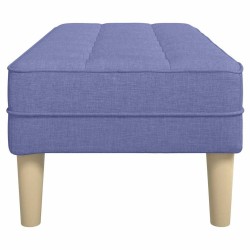 banc avec coussin Bleu denim 113 x 57 x 39 cm tissu 523926523926