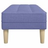 banc avec coussin Bleu denim 113 x 57 x 39 cm tissu 523926523926