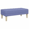 banc avec coussin Bleu denim 113 x 57 x 39 cm tissu 523926523926