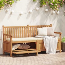 Banc de jardin avec porte 180 x 60 x 90 cm Bois de teck massif 523927523927