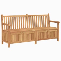 Banc de jardin avec porte 180 x 60 x 90 cm Bois de teck massif 523927523927