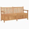 Banc de jardin avec porte 180 x 60 x 90 cm Bois de teck massif 523927523927