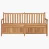 Banc de jardin avec porte 180 x 60 x 90 cm Bois de teck massif 523927523927