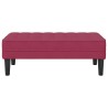 banc avec coussin Bordeaux 113 x 57 x 39 cm Velours 523929523929