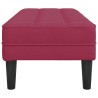 banc avec coussin Bordeaux 113 x 57 x 39 cm Velours 523929523929