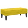 banc avec coussin Jaune 113 x 57 x 39 cm Velours 523930523930