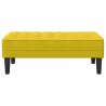 banc avec coussin Jaune 113 x 57 x 39 cm Velours 523930523930