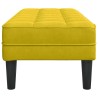 banc avec coussin Jaune 113 x 57 x 39 cm Velours 523930523930