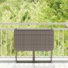 Table de jardin pliante gris 90 x 51 x 75 cm polyrotin 523941523941