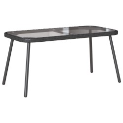 Table basse Noir 90 x 45 x 43 cm polyrotin 523961523961