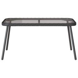 Table basse Noir 90 x 45 x 43 cm polyrotin 523961523961