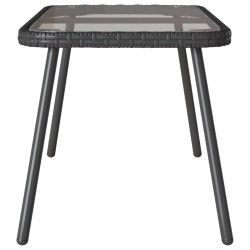 Table basse Noir 90 x 45 x 43 cm polyrotin 523961523961