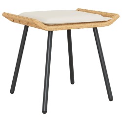 Tabouret de Jardin 2 pcs Nature 50 x 40 x 45cm Acier 523962523962