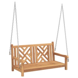 Banc balançoire de jardin 114 x 60 x 64 cm Bois de teck massif 523966523966