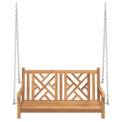 Banc balançoire de jardin 114 x 60 x 64 cm Bois de teck massif 523966523966