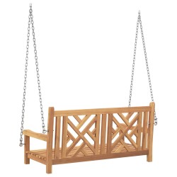 Banc balançoire de jardin 114 x 60 x 64 cm Bois de teck massif 523966523966