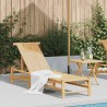 Chaise longue 55x199x30 cm bambou 523970523970