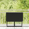 Table de jardin pliante noir 90 x 51 x 75 cm polyrotin 523971523971