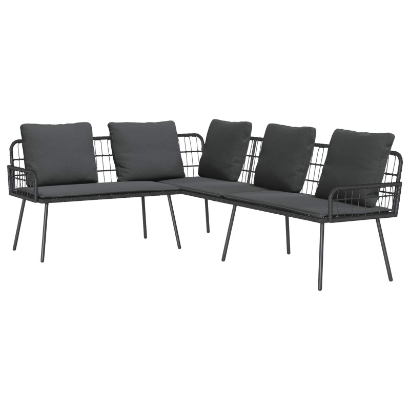 Canapé avec coussin Anthracite 173 x 231 x 90 cm Acier 523976523976