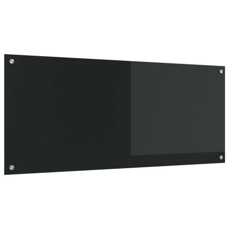Crédence de cuisine Noir 120 x 50 cm verre trempé 523983523983