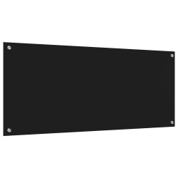 Crédence de cuisine Noir 120 x 50 cm verre trempé 523983523983