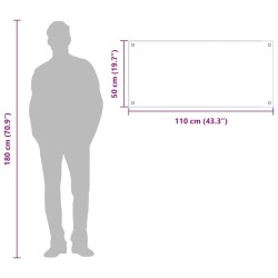 Crédence de cuisine Noir 110 x 50 cm verre trempé 523986523986