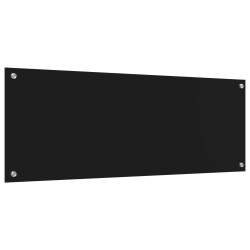 Crédence de cuisine Noir 110 x 40 cm verre trempé 523988523988