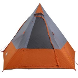 Tente de camping Gris et orange 482 x 360 x 227 cm taffetas 523990523990
