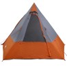 Tente de camping Gris et orange 482 x 360 x 227 cm taffetas 523990523990