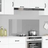 Crédence de cuisine Gris clair 110 x 50 cm verre trempé 523991523991