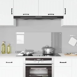 Crédence de cuisine Gris clair 110 x 50 cm verre trempé 523991523991