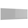 Crédence de cuisine Gris clair 120 x 40 cm verre trempé 523992523992