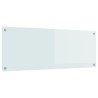Crédence de cuisine Blanc 110 x 40 cm verre trempé 523997523997