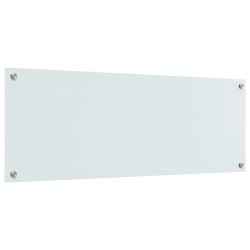 Crédence de cuisine Blanc 110 x 40 cm verre trempé 523997523997