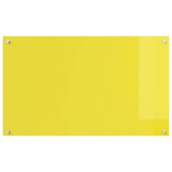 Crédence de cuisine Jaune 100 x 60 cm verre trempé 523998523998