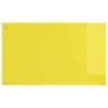 Crédence de cuisine Jaune 100 x 60 cm verre trempé 523998523998