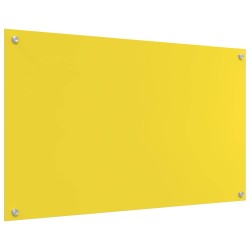 Crédence de cuisine Jaune 100 x 60 cm verre trempé 523998523998