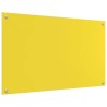 Crédence de cuisine Jaune 100 x 60 cm verre trempé 523998523998
