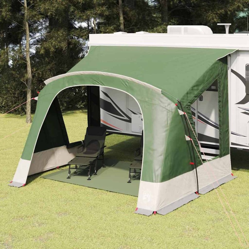 Tente de Caravan 5-Personnes avec toit Vert 410 x 275 x 245 cm 524009524009