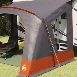 Tente de Caravan 5-Personnes Gris et orange 410 x 275 x 245 cm 524012524012