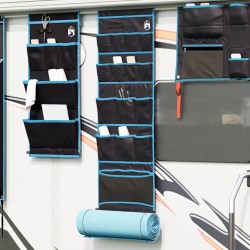 Sac de rangement avec stockage Noir et Bleu 125 x 48 cm oxford 524016524016