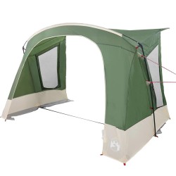 Tente Caravane 3-Personnes avec toit Vert 330 x 252 x 245 cm 524024524024