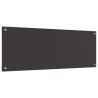 Crédence de cuisine Gris foncé 110 x 40 cm verre trempé 524027524027