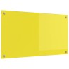 Crédence de cuisine Jaune 90 x 50 cm verre trempé 524032524032