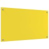 Crédence de cuisine Jaune 90 x 50 cm verre trempé 524032524032