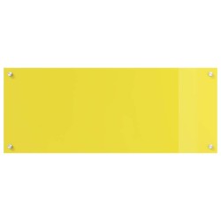 Crédence de cuisine Jaune 100 x 40 cm verre trempé 524033524033