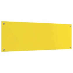 Crédence de cuisine Jaune 120 x 40 cm verre trempé 524036524036