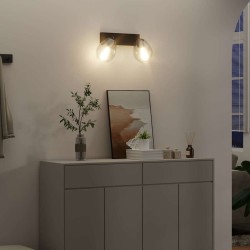 Spot de plafond Noir 33 x 13 x 26 cm Verre et métal 524038524038