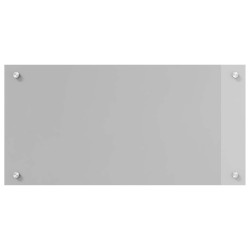 Crédence de cuisine Gris clair 80 x 40 cm verre trempé 524040524040