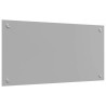 Crédence de cuisine Gris clair 80 x 40 cm verre trempé 524040524040
